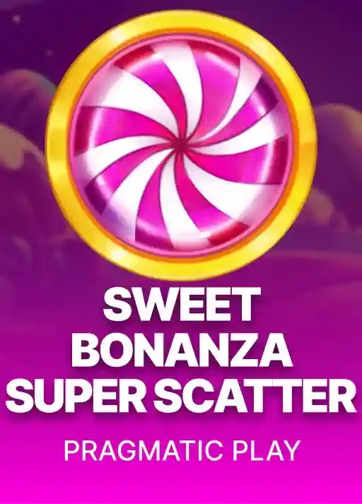 Spielautomat Sweet Bonanza Super Scatter, Titelbild